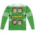 thumbnail image 2 of Impractical Jokers Ugly Sweater (Front Back Print) Long Sleeve Adult Poly Crew White, 2 of 3