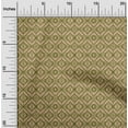 thumbnail image 2 of oneOone Polyester Spandex Olive Green Fabric Geometric Sewing Material Print Fabric By The Yard 56 Inch Wide, 2 of 4