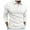 White, variant on Vedolay Men's Fashion Polo Shirts Long Sleeve Button Knitted Stripe Polo Shirts Green,3XL