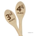 thumbnail image 1 of Koyal Wholesale 12-inch Laser Engraved Wooden Mixing Spoons, 3rd Place, 4th Place, 2-Piece, 1 of 2