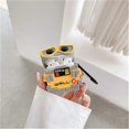 thumbnail image 5 of Funda de robot de pared para Airpod 1/2, diseño de silicona con un bonito personaje de dibujos animados, divertida y elegante carcasa protectora kawaii para niñas y mujeres., 5 of 5