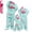 Z-sky Blue, variant on Silly Big Mouth Monster Onesie With Comb Funny Family Christmas Pajamas Matching SetsCozy Hooded Plush One Piece Loungwear Fleece Halloween Christmas Sleepwear for Parent & Little One