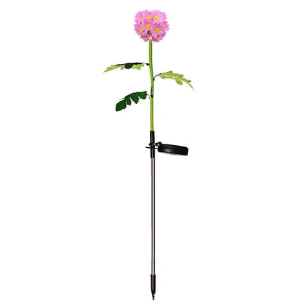 

Veki Outdoor Solar Lights Solar Garden Lights With Bigger Lily Flowers Waterproof Changing Outdoor Lights Bigger Solar Panel For Garden Patio Yard Decoration Flowers with Vase