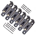 thumbnail image 1 of MYG 6Piece/Set Individual Single Bridge Saddles for 6 String Electric Guitar, 1 of 9