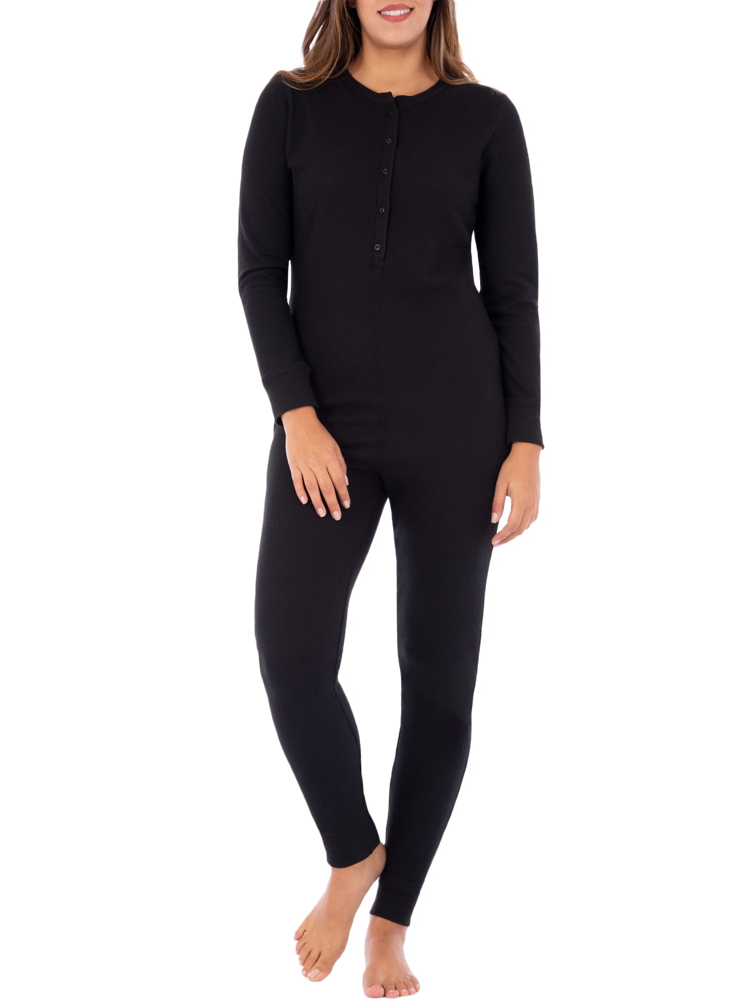 Fruit of the Loom Women's & Women's Plus Waffle Thermal Union Suit