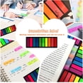 thumbnail image 6 of 1200Pcs Colored Page Markers,6 Sets Fluorescent Sticky Tabs in 10 Primary Colors,Neon Sticky Notes Flags,Waterproof Writable Translucent Page Flags for Books,Bookmarks,Notebook,Removes Cleanly, 6 of 7