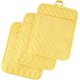 thumbnail image 1 of 3 agarraderas de cocina resistentes al calor, almohadillas de algodón para encimeras, agarraderas con bolsillo, 18 x 23 cm, 1 of 7
