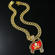 Pirate Diamond Pendant Hiphop Ornament Alloy Necklace