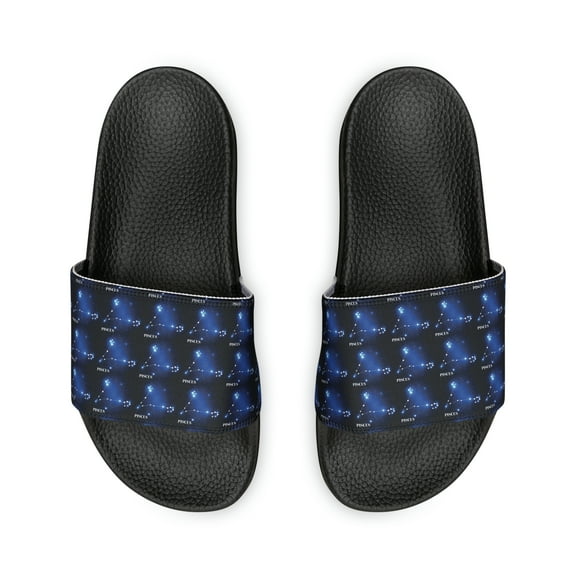 Pisces Constellation Men's PU Slide Sandals