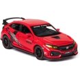 thumbnail image 2 of Diecast Car 1/32 for Honda Civic Type-R Model Car Pull Back Toy Car with Light and Sound Model Vehicles for Boys Girls Gift Christmas, 2 of 8