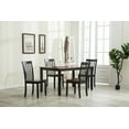 thumbnail image 5 of Boraam Bloomington 5-Piece Dining Set - Black/Cherry Finish, 5 of 11