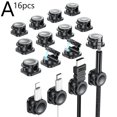 thumbnail image 1 of Organizador de cables magnético fuerte y caliente para teléfono móvil, 6 piezas, 8 piezas o 16 piezas, ajustable, 1 of 7