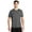 Dark Smoke Grey, variant on Sport Tek Adult Male Men Plain Short Sleeves T-Shirt Soft Coral Small