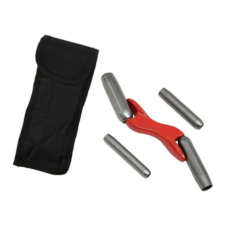 Thin Aluminum Grout Spatula Set 5/8 3/4 7/8 Inch Measurements With Neat Storage Bag For Wall Undertakings