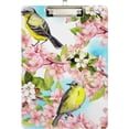thumbnail image 2 of FMSHPON Spring Flowers Birds Clipboard Hardboard Wood Nursing Clip Board and Pull for Standard A4 Letter 13x9 inches, 2 of 8
