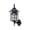 B, variant on 2Pcs Outdoor Solar Wall Light, Rustic Lantern Wall Mounted Light Fixture, Retro Exterior Bulb Holder with Dusk to Dawn Sensor, Classic Design Porch Light for Garden, Patio, Yard