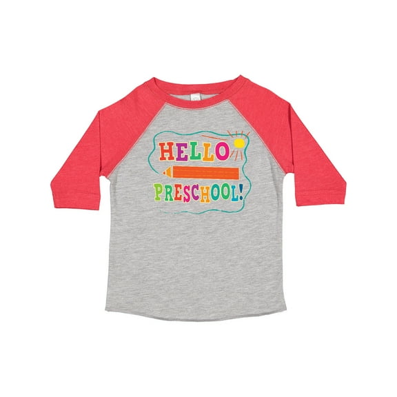 Inktastic Hello Preschool 1st Day of School Boys or Girls Toddler T-Shirt