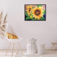 thumbnail image 3 of Cuadros Decorativos Punto de cruz completo 11CT Girasol Estampado Bordado DIY Kits de costura (2) DQrwqpou Nuevos Originales, 3 of 5