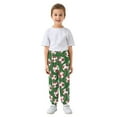 thumbnail image 2 of joogoo Football Soccer Ball on Green Boys' Sweatpants Jogger Pants 3T, 2 of 8
