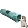 thumbnail image 6 of Foldable Cat Tunnel Interactive indoor and outdoor Hole Play Hide and with Ball Training for Kitten Puppy Rabbit Dogs , green, 6 of 7