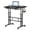 white, variant on Adjustable Mobile Laptop Desk with Hanging Cup Holder & Tilted Top, Lockable Wheels, Fits Home Office and Treadmill