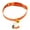 Orange, variant on Walbest Cat Collar with Bell Cute Printed Pendant Adjustable Breakaway Pet Cats Dogs Collars
