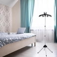 thumbnail image 6 of Display Stand Clothes Hanger Garment Foldable Tripod Steamer Rack Cloths Iron Hanging Clothing Drying Black, 6 of 7