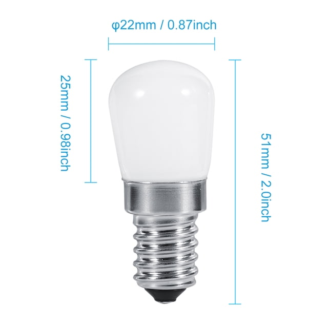 Bombilla LED mini E14 BuyWeek tipo 1,5 W SMD para congelador probada profesionalmente