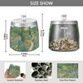 thumbnail image 2 of Yayeee Ashtray with Lid for Cigarette Smokeless Stainless Steel Home Ash Holder, Garden Scene, 2 of 7