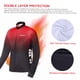 thumbnail image 5 of Traje de ciclismo para hombre Ropa deportiva de manga larga Conjunto de ropa de ciclismo a prueba de viento, 5 of 8
