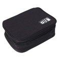 thumbnail image 3 of Travel Storage Bag Kit Data Cable U Disk Power Bank Electronic Accessories Digital Gadget Devices Organizer Case Handbag (Black), 3 of 9