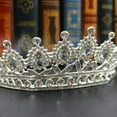 thumbnail image 2 of Nvzi-c Wedding Tiara for Bride Princess Tiara Headband Bridal Crown,Crystal Rhinestone Hair Jewelry Decor for Queen Bride Birthday Prom Wedding Pageant Halloween Costume Party(F), 2 of 2