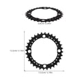 thumbnail image 2 of Luxshiny Mountain Bike Chainring 32 Teeth Black for Versatile Compatibility and Power Transfer, 2 of 8