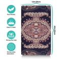 thumbnail image 5 of Vintage Paisley Pattern Pet Food Mat - Absorbent Dog Food Spill Mat - Non-Slip Rubber Base - Ethnic Decorative Design - Easy Clean, 5 of 5