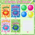 thumbnail image 2 of Tarjetas de San Valentín con juguetes Stress Squishy Balls, 28 paquetes, 2 of 8