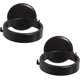 thumbnail image 1 of Soporte de pared para secador de pelo de 2 piezas, soporte para secador de pelo, soporte para herramientas para el cuidado del cabello, soporte para secador de pelo con ventosa, para baño e inodoro TUNC Sencillez, 1 of 3