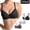 Multicolor-F, variant on Women's 3-Pack Underwire Push Up Bra Set W-Wire Lace Bralette Black White Nude 32B-40C