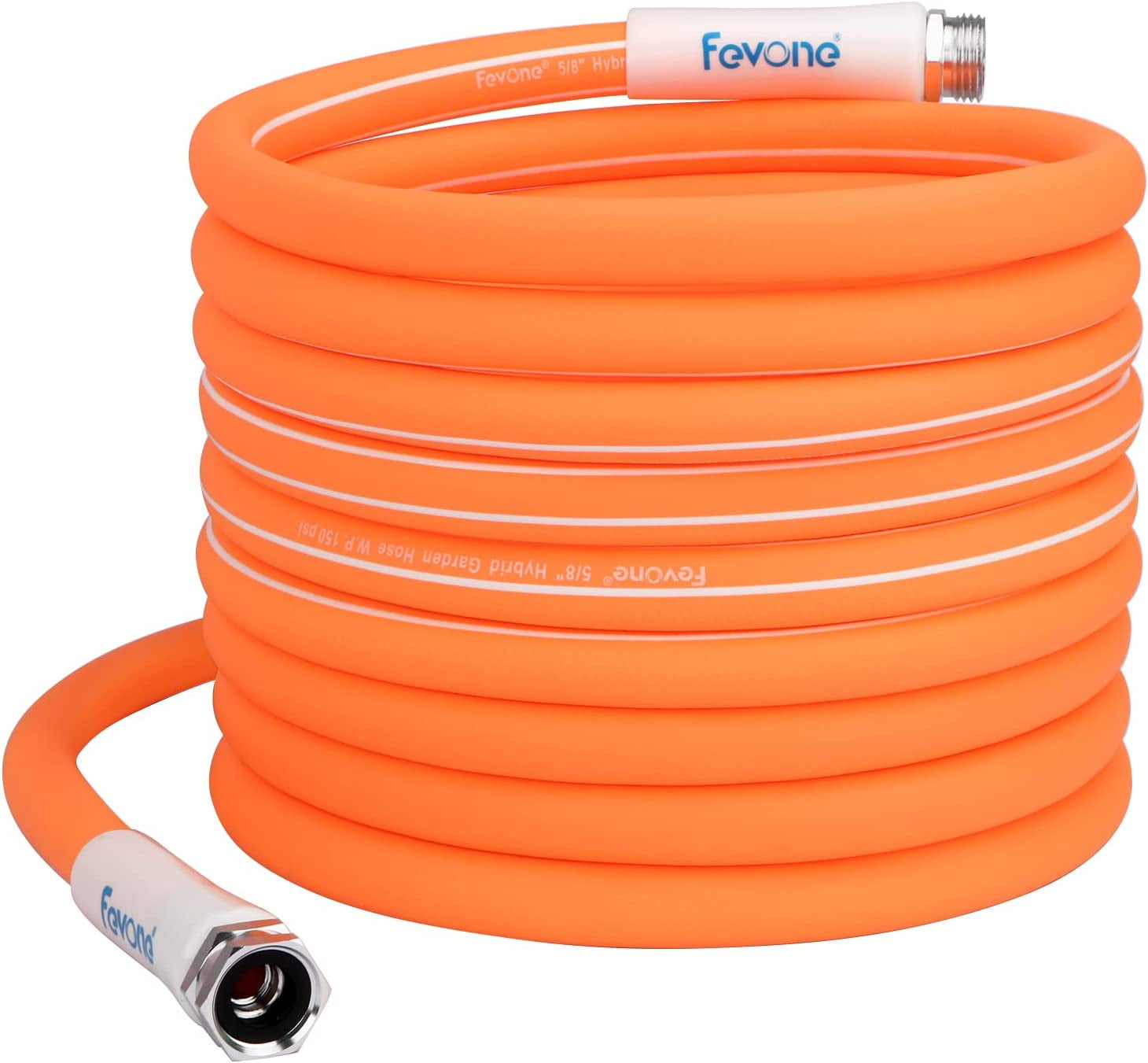 Fevone Garden Hose 75 ft Heavy Duty Water Hose, Drinking Water Safe