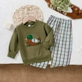 thumbnail image 2 of Zshosam Baby Boy Clothes Set Toddler Boys Clothes Fall Winter Outfit Pullover Sweatshirt Cargo Pants Boy Clothing Set for Kids,AG 2-3 Years, 2 of 6