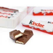 Kinder Chocolate with Creamy Milk Filling Treats - 20 Packs of 4 Individually Wrapped Small Bars