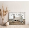 thumbnail image 5 of Aaheei Vintage Farmhouse Barn Wall Art - Bless Our Home Sign Hometown Farm House Picture for Home Decoration, 5 of 6