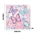 thumbnail image 3 of Butterflies Party Supplies, Disposable Tableware Set, Colorful 7 Inch and 9 Inch Plates with Napkins, Plastic and Paper Material, Perfect for Birthday and Summer Parties, 3 of 6