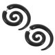 thumbnail image 3 of 1 par de aretes asimétricos en espiral de caracol de acero inoxidable con forma de ala para mujeres y hombres Diseño único Uso cómodo Adecuado para fiestas y reuniones, 3 of 5