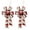 Red 2pc, variant on Christmas Bow Decorations - Metal Xmas Tree Bows with Ornaments, 22 Inch Candy Cane Striped Bows for Wreath, Door, Wall, Holiday Party Indoor Outdoor Decor