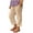 Beige, variant on Faraee Boys Pull on Linen Pants Lightweight Summer Casual Beach Trousers Breathable Elastic Waist Wide Leg Outfit with Pocket 4t 5t 6t 4-15 Years Beige