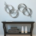 thumbnail image 5 of Empire Art Direct Flowing Hand Painted Abstract Etched Metal Wall Sculpture, 46.9" x 25.2" x 1.2", Ready to Hang, 5 of 10