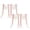 Pink 4Pack, variant on 4Pcs Personalized Sheer Lace Wedding Chair Signs, Custom Just Married Lace Sweetheart Table Decor For Bride And Groom, Mr & Mrs Chair Cover For Wedding Ceremony Reception, Photo-Ready Decor Banner