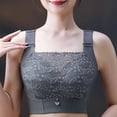 thumbnail image 2 of Paiwinds Women's Comfortable Lace Bra - Plus Size C Cup Support Gathering Side Coverage for Everyday Wear, 2 of 5
