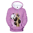 thumbnail image 4 of Sudadera con capucha con estampado 3D de panda de dibujos animados para otoño e invierno, sudadera con capucha para hombre, sudadera de calle, ropa de hombre de gran tamaño, 4 of 5