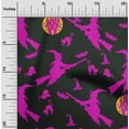 thumbnail image 2 of oneOone Polyester Spandex Fuschia Pink Fabric Halloween Sewing Craft Projects Fabric Prints By Yard 56 Inch Wide, 2 of 4